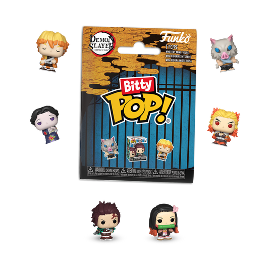 Funko Bitty POP!: Demon Slayer - Characters Vinyl Figure 1pc Mystery Bag