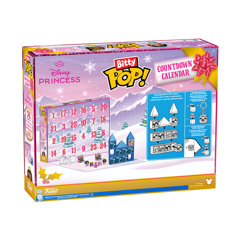 Cargue la imagen en el visor de la galería, Funko: Bitty Pop! Advent Calendar - Disney Princess Holiday Vinyl Figure
