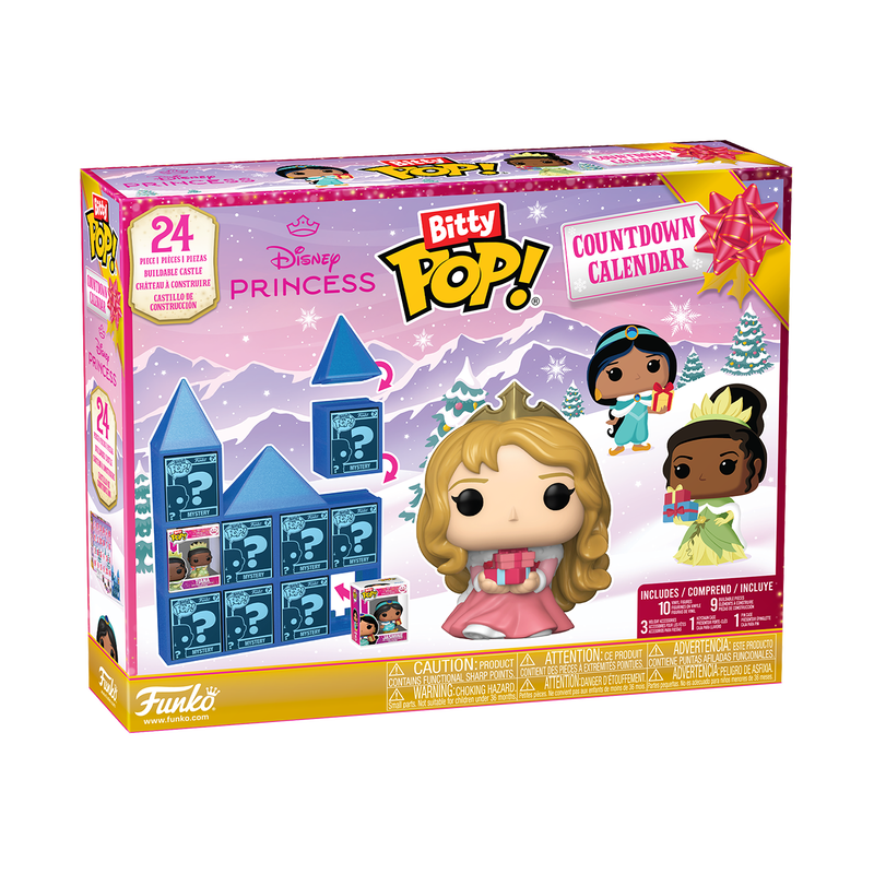 Cargue la imagen en el visor de la galería, Funko: Bitty Pop! Advent Calendar - Disney Princess Holiday Vinyl Figure
