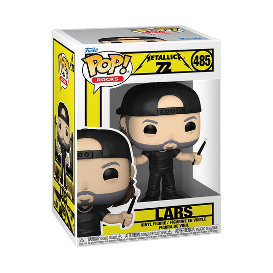 Funko POP! Rocks: Metallica - Lars Ulrich 72 Seasons Vinyl Figure