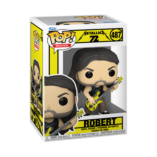 Funko POP! Rocks: Metallica - Robert Trujillo 72 Seasons Vinyl Figure