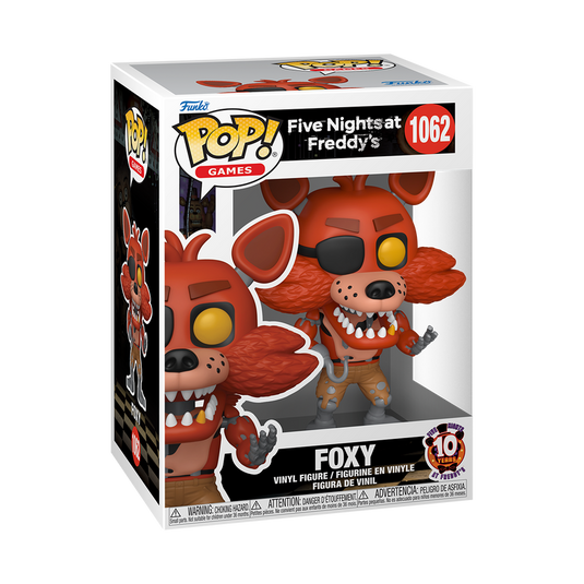 Funko POP! Games: Five Nights at Freddy's - Foxy (10th Anniversary) Vinyl Figure