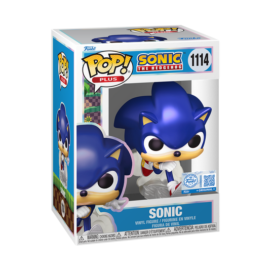 Funko POP! Plus: Sonic the Hedgehog - Sonic Pearlescent Vinyl figure