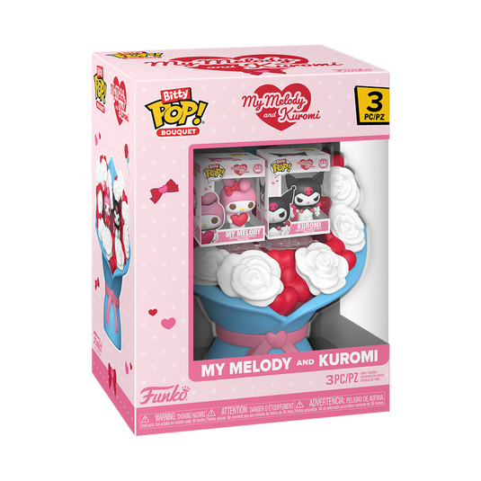 Funko Bitty POP! Bouquet: Sanrio - My Melody & Kuromi (Valentine) Vinyl Figure