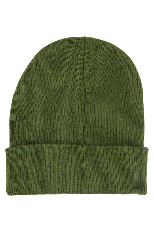 Adults Classic Solid Acrylic Cuffed Beanie