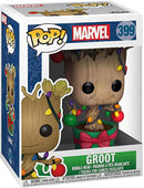 Funko POP! Marvel - Holiday Groot avec lumières et ornements (brille dans le noir) 