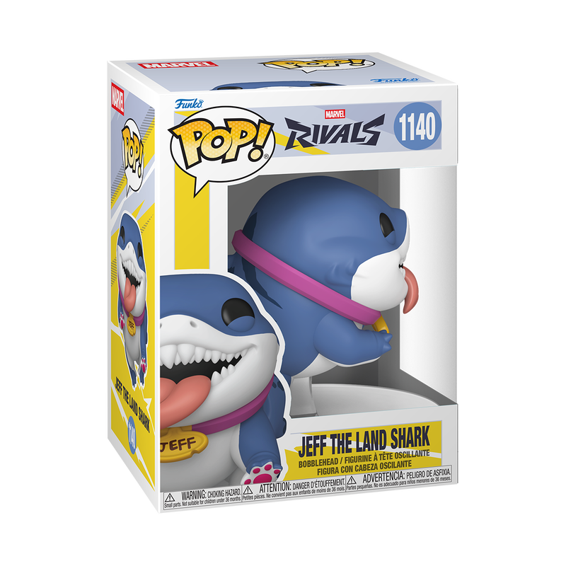 Load image into Gallery viewer, Funko POP! Marvel: Rivals - Jeff the Land Shark Vinyl Figure
