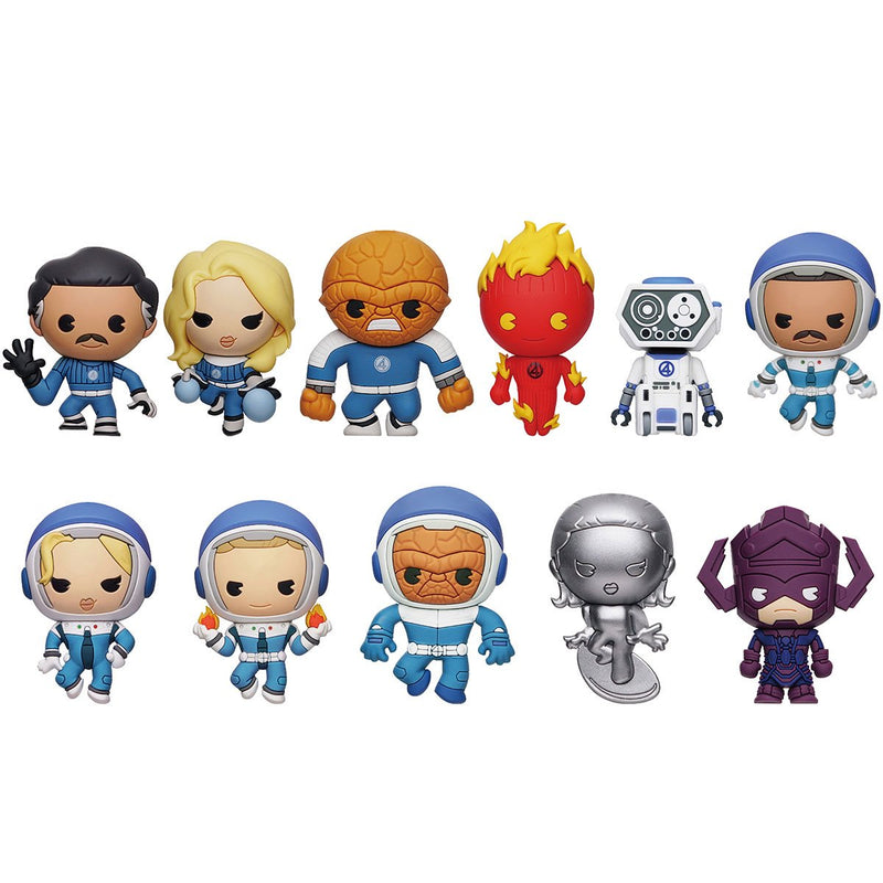 Chargez l&#39;image dans la visionneuse de la galerie, Monogram Marvel The Fantastic Four - Characters - 1pc 3D Figure Bag Clip Blind Bag
