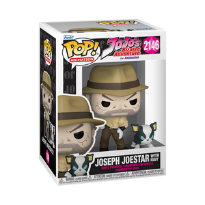 Funko POP! Pop! & Buddy Animation: JoJo's Bizarre Adventure - Joseph Joestar with Iggy Vinyl Figure