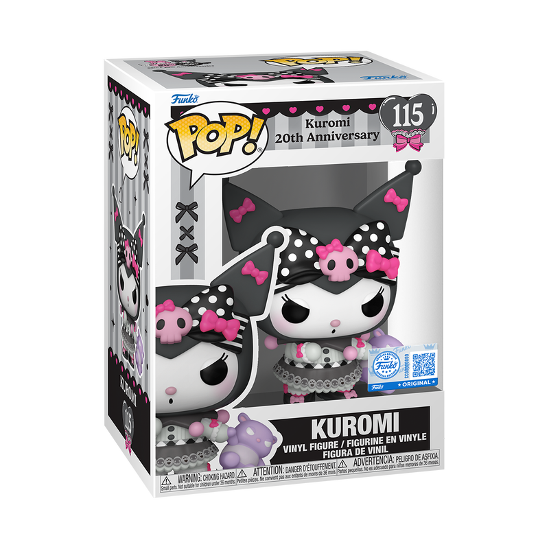 Cargue la imagen en el visor de la galería, Funko POP! Animation: Sanrio 20th Anniversary - Kuromi with Baku Vinyl Figure
