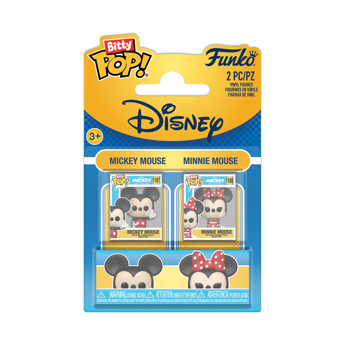 Funko Bitty POP!: Disney - Mickey & Friends Characters 2-Pack Figure