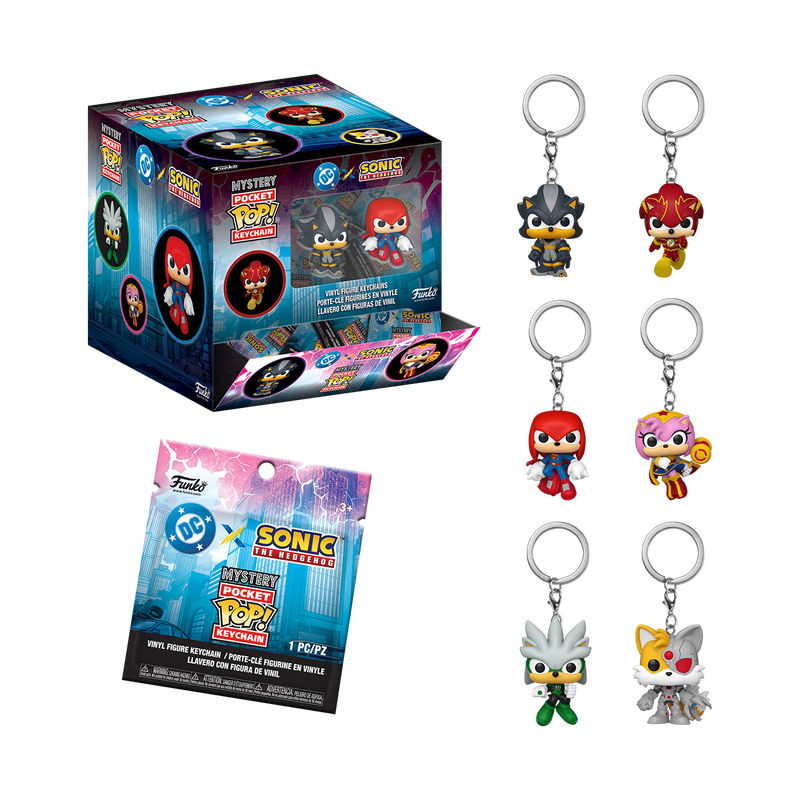 Load image into Gallery viewer, Funko Keychain Pocket Sonic the Hedgehog - Characters 1pc Mystery Bag

