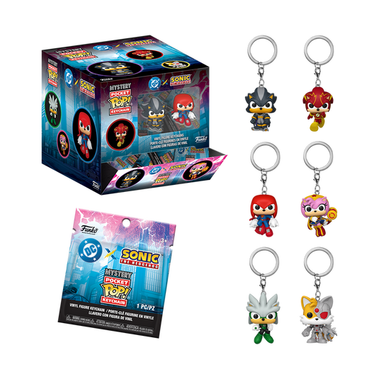 Funko Keychain Pocket Sonic the Hedgehog - Characters 1pc Mystery Bag