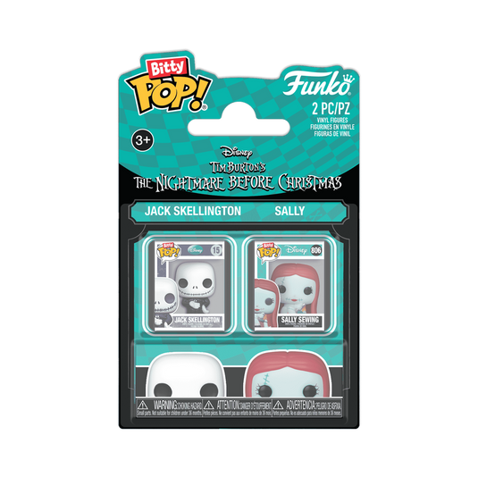 Funko Bitty POP!: Disney - The Nightmare Before Christmas Characters 2-Pack Figure