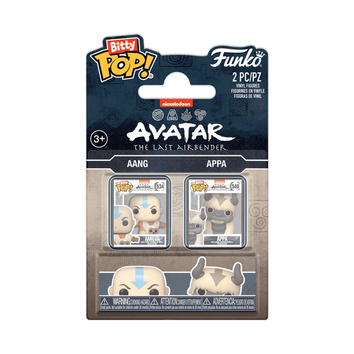 Funko Bitty POP!: Nickelodeon Avatar - The Last Airbender Characters 2-Pack Figure