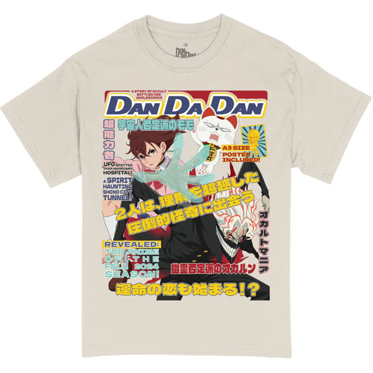 Ripple Junction DanDaDan Manga-Zine Panels T-Shirt
