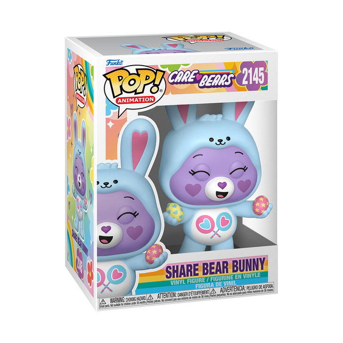 Funko POP! Animation: Care Bears - Share Bear Bunny Vinyl Figure