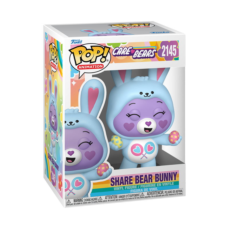 Cargue la imagen en el visor de la galería, Funko POP! Animation: Care Bears - Share Bear Bunny Vinyl Figure
