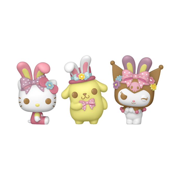 Funko Bitty POP!: Sanrio - Hello Kitty and Friends with Bunny Ears 3-Pack Vinyl Figure