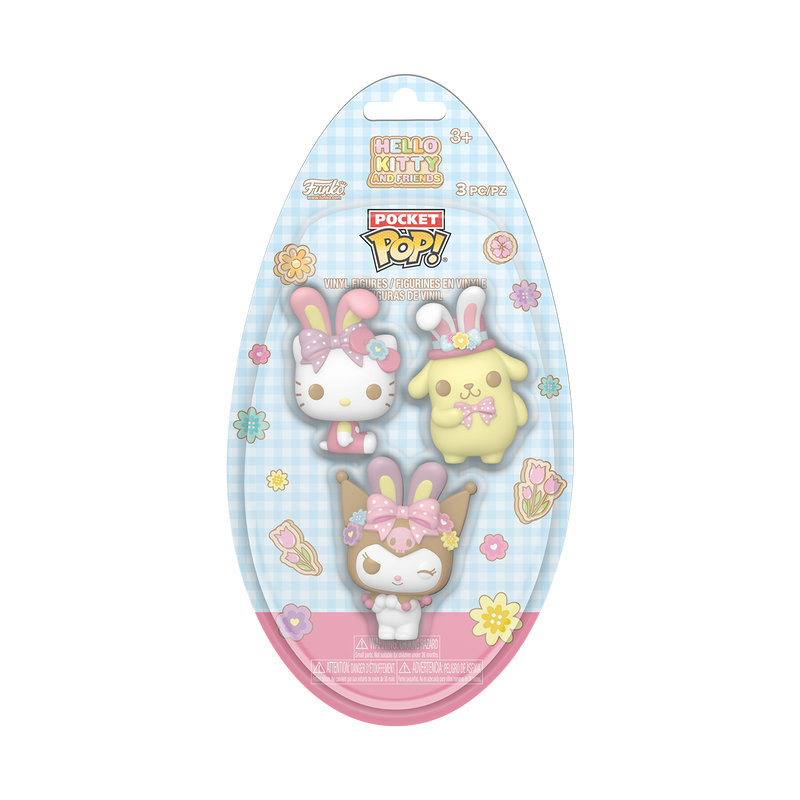 Load image into Gallery viewer, Funko Bitty POP!: Sanrio - Hello Kitty and Friends with Bunny Ears 3-Pack Vinyl Figure

