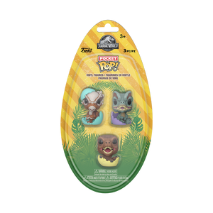 Funko Pocket POP! Movies: Jurassic Park - Jurassic World Hatchling 3-Pack Vinyl Figure