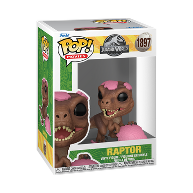 Funko POP! Movies: Jurassic World - Raptor (Pink Egg) Vinyl Figure
