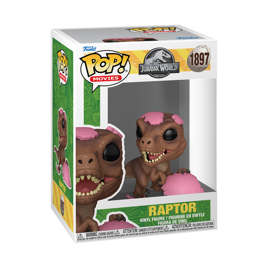 Funko POP! Movies: Jurassic World - Raptor (Pink Egg) Vinyl Figure