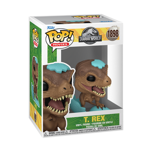 Funko POP! Movies: Jurassic Park - T. Rex Hatchling (Blue Egg) Vinyl Figure