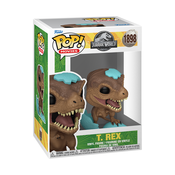 Funko POP! Movies: Jurassic Park - T. Rex Hatchling (Blue Egg) Vinyl Figure
