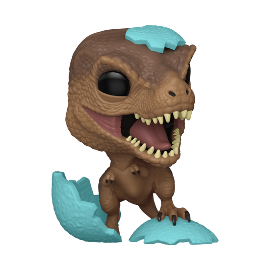Funko POP! Movies: Jurassic Park - T. Rex Hatchling (Blue Egg) Vinyl Figure