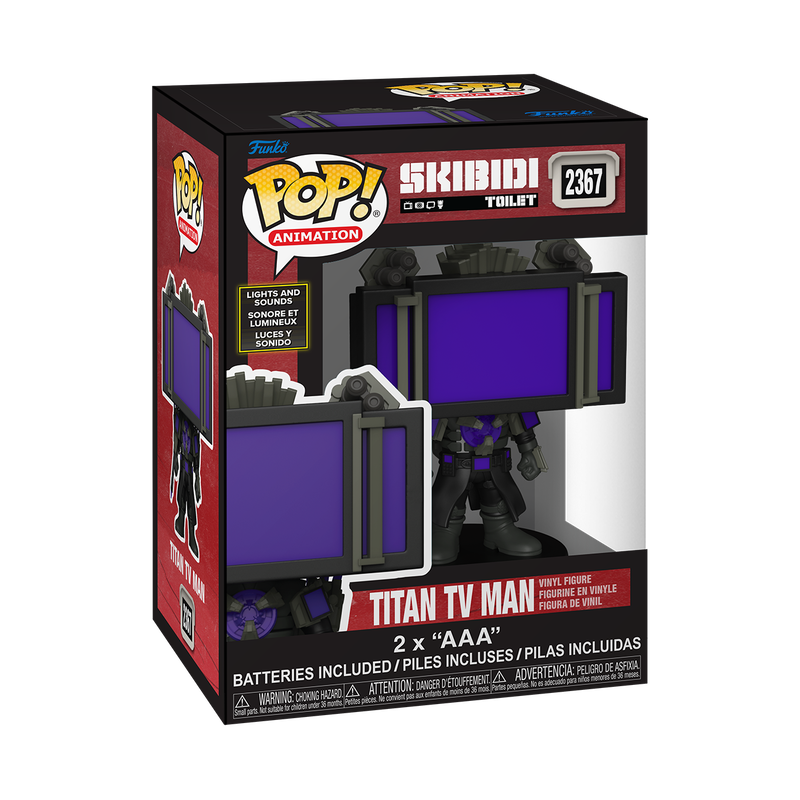 Load image into Gallery viewer, Funko POP! Animation: Skibidi Toilet - Titan TV Man Vinyl Figure

