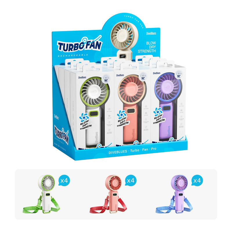 Load image into Gallery viewer, Turbo Wind Handheld Fan - Blow Dryer Level Power Fanzy
