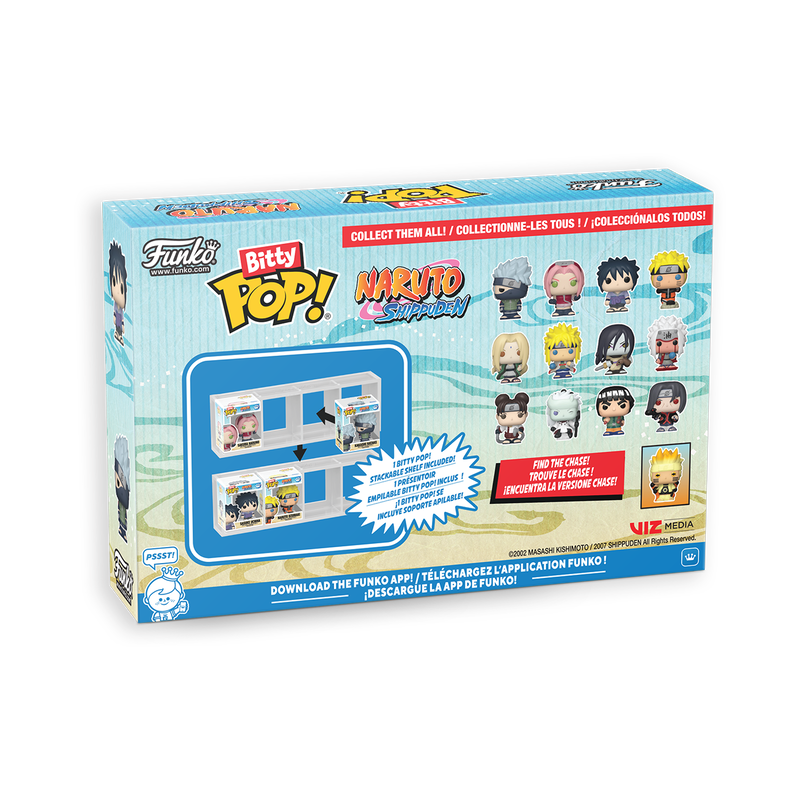 Load image into Gallery viewer, Funko Bitty POP!: Naruto - Characters 4-Pack Vinyl Figure

