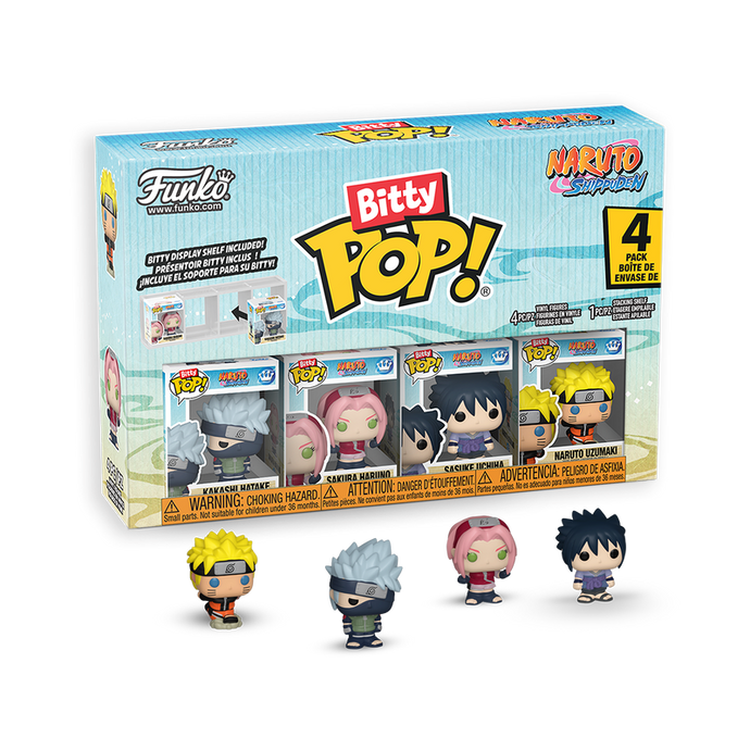 Funko Bitty POP!: Naruto - Characters 4-Pack Vinyl Figure