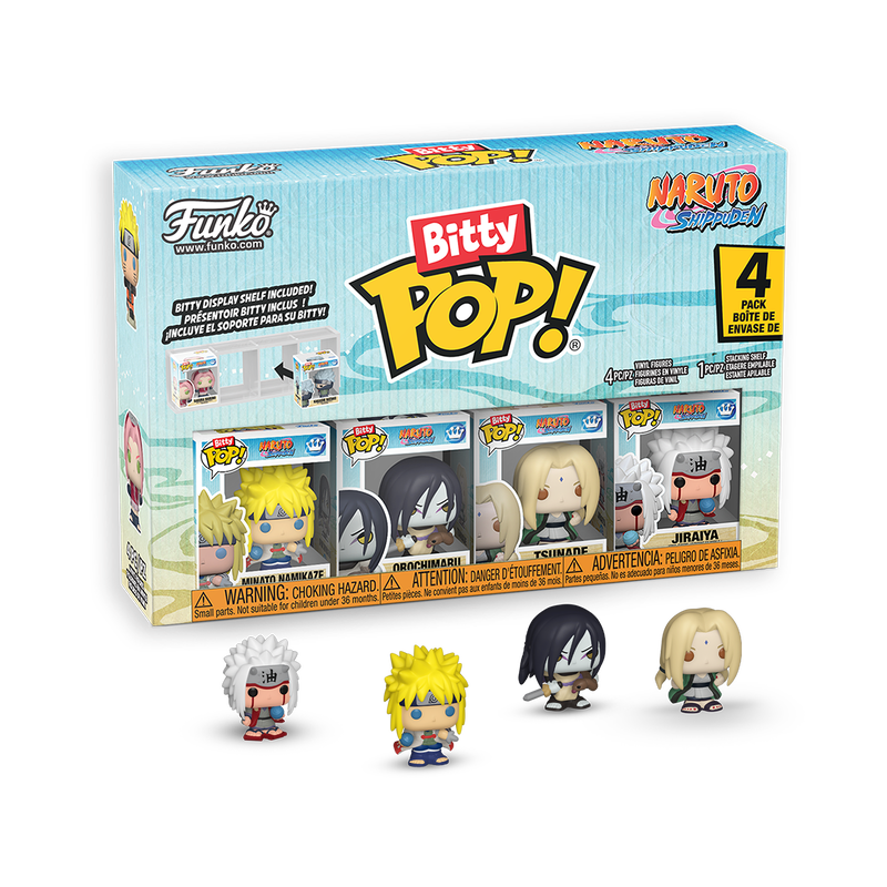 Cargue la imagen en el visor de la galería, Funko Bitty POP!: Naruto - Characters 4-Pack Vinyl Figure
