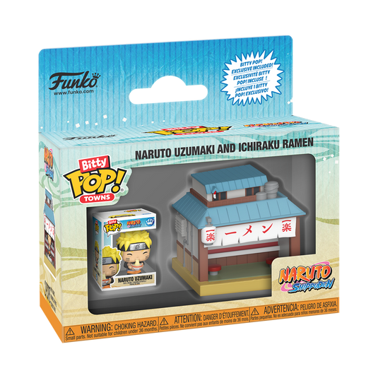 Funko Bitty POP! Town: Naruto - Naruto Uzumaki and Ichiraku Ramen Vinyl Figure