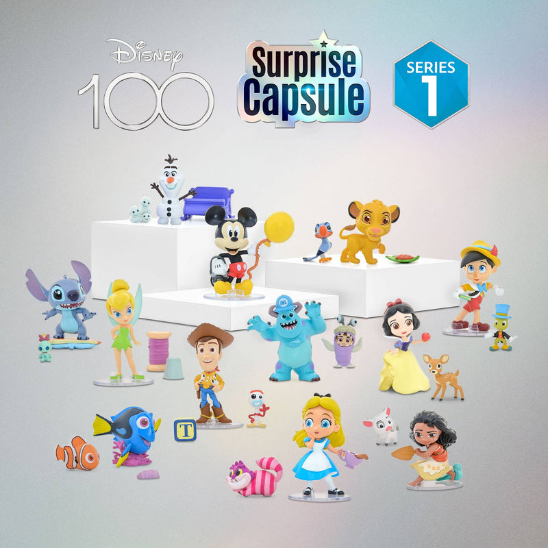 Chargez l&#39;image dans la visionneuse de la galerie, Disney 100 - Mystery Capsules Toy Figure S1 Blind Box
