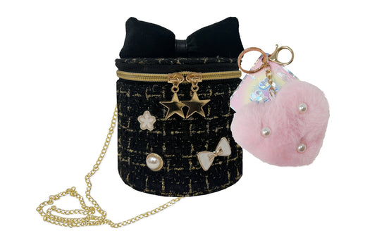 Hot Focus Tiny Mini Fashion Bag with Keychain Good Day Crossbody