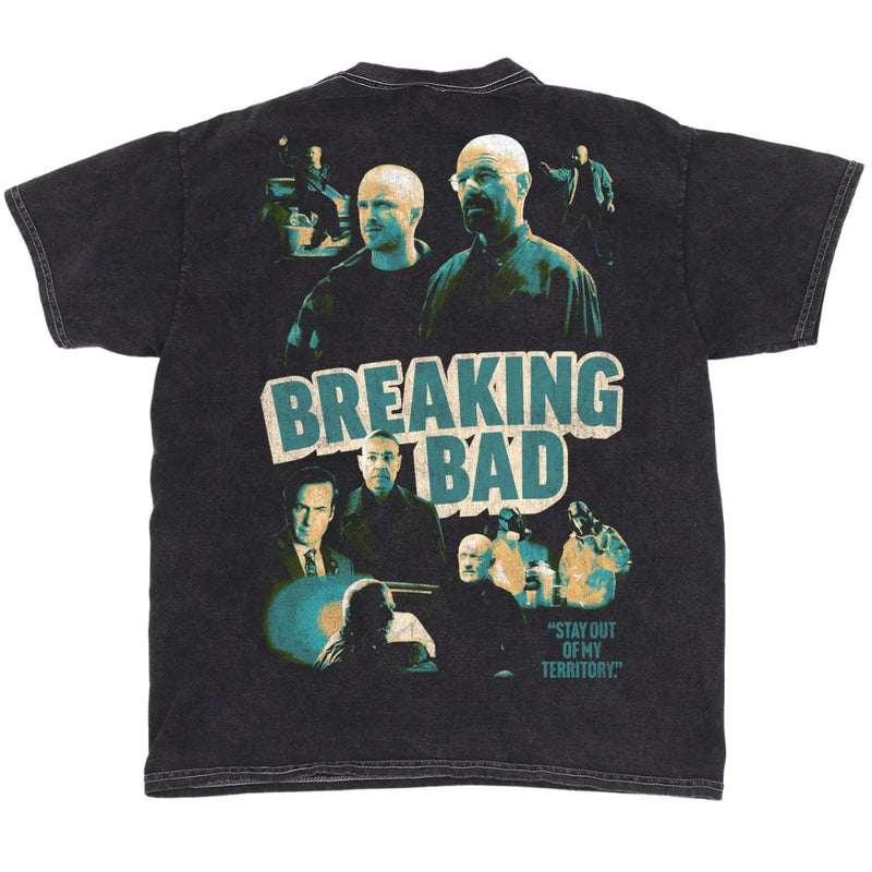 Load image into Gallery viewer, Ripple Junction Breaking Bad - Vintage Poster Collage Adult Unisex T-Shirt
