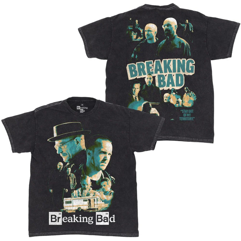Load image into Gallery viewer, Ripple Junction Breaking Bad - Vintage Poster Collage Adult Unisex T-Shirt
