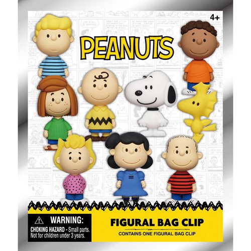 Monogram 3D Figural Foam Bag Clip Peanuts Snoopy Mystery Bag