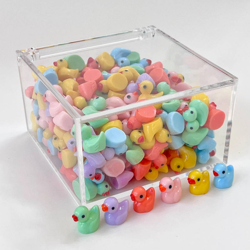 Cargue la imagen en el visor de la galería, BCmini Little Colorful Ducks Miniature Figurines
