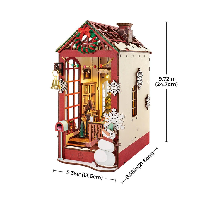 Robotime Rolife Christmas Indoor Scene DIY Book Nook