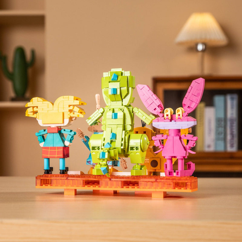 Cargue la imagen en el visor de la galería, Brickcraft Nickelodeon 90s Icons Retro TV Building Brick
