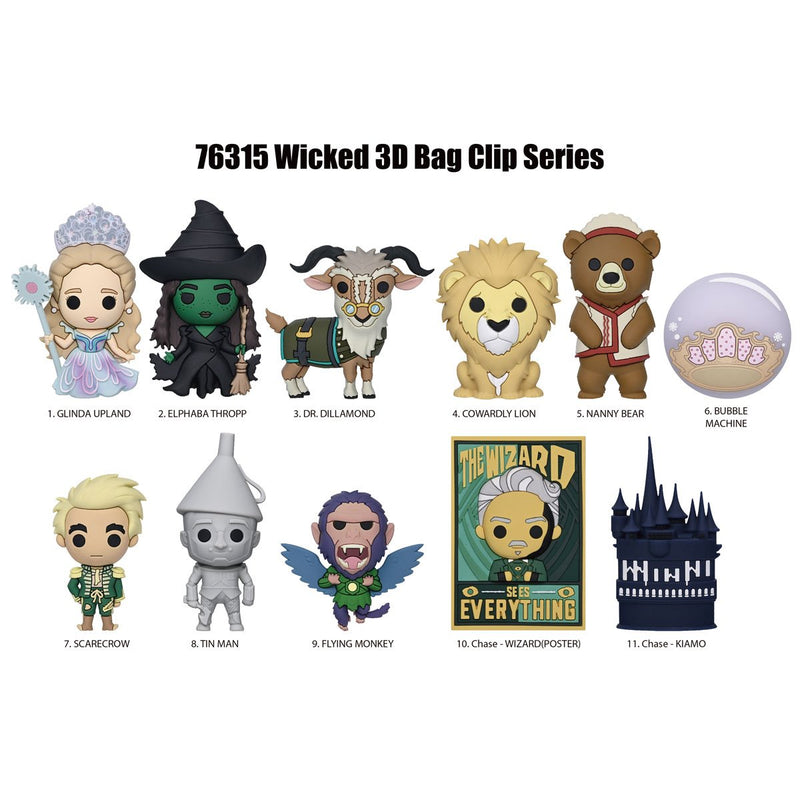 Load image into Gallery viewer, Monogram Wicked - Series 2 Characters - 1pc 3D Figure Bag Clip Blind Bag
