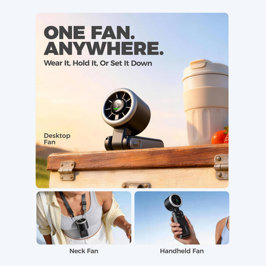 Turbo Handheld Fan - Blow Dryer Level Wind Targeted Airflow