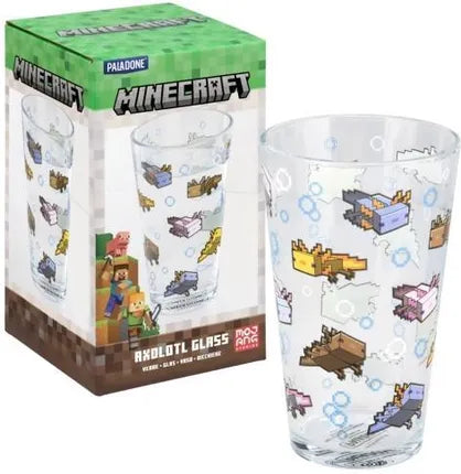 Cargue la imagen en el visor de la galería, Minecraft - Axolotl Pint Glass
