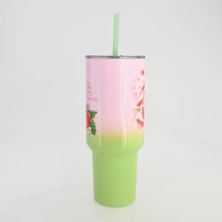 Cargue la imagen en el visor de la galería, Silver Buffalo Strawberry Shortcake Vintage Berry Ombre 40oz SS Tumbler
