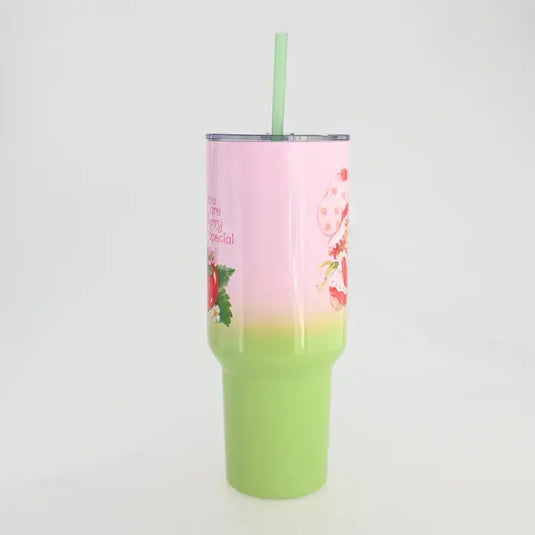 Silver Buffalo Strawberry Shortcake Vintage Berry Ombre 40oz SS Tumbler