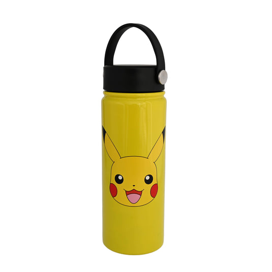 Pokemon Pikachu - Happy Face 20oz Stainless Steel Water Bottle